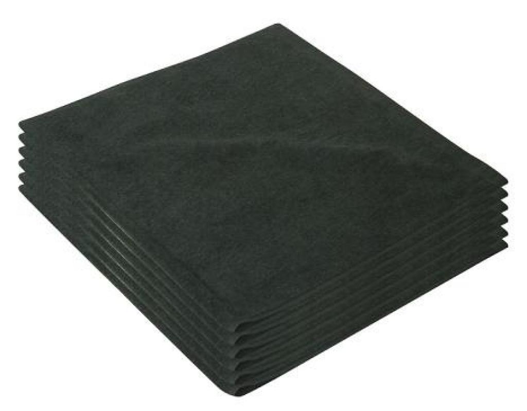 Rosser Bleach Resist Towels Black 10 Pkt