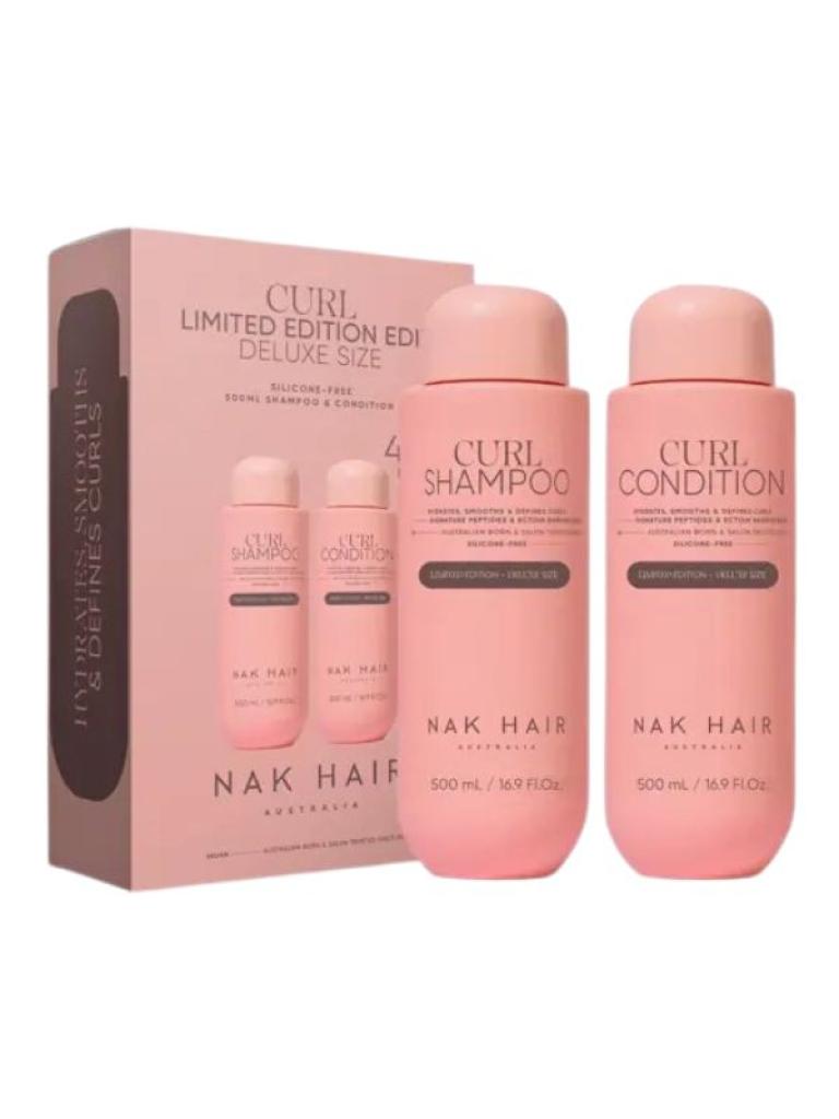 NAK Curl Shampoo & Conditioner Duo 500ml 
