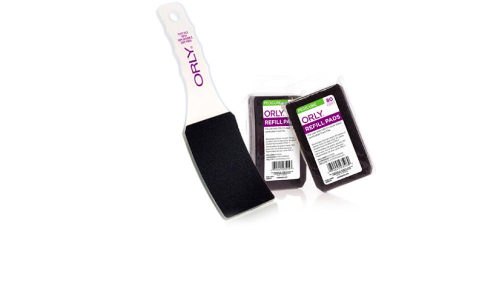 ORLY - Foot File With 4  Refill Pads