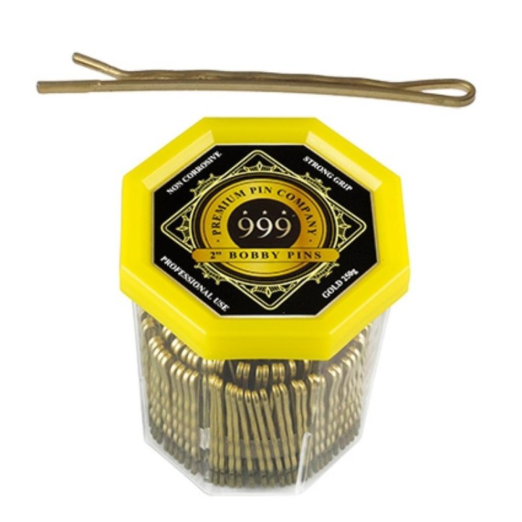 999 Bobby Pins 2in Gold 250gm