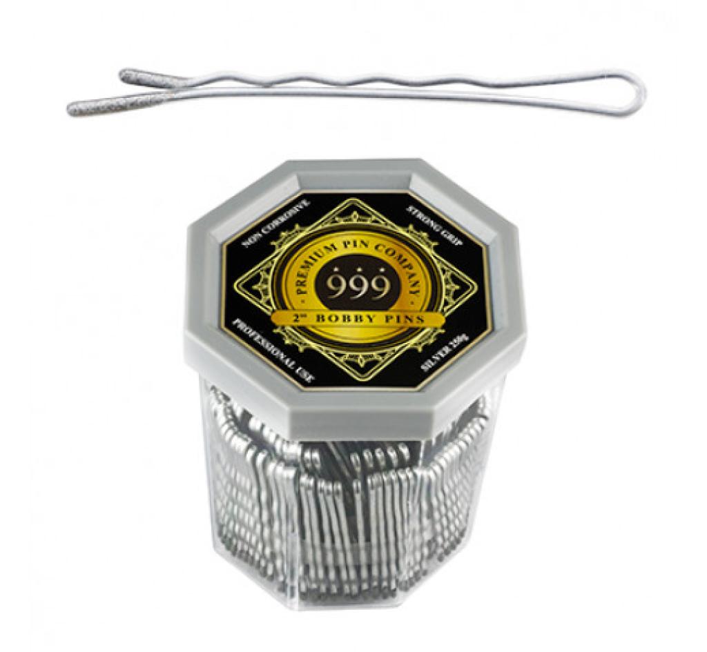 999 Bobby Pins 2in Silver 250gm