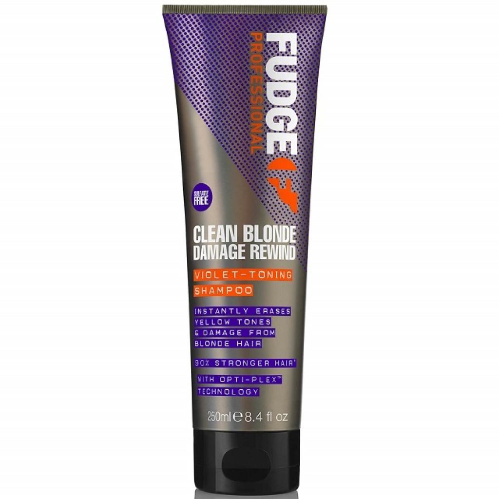 250ml Fudge Clean Blonde Damage Rewind Violet Tone Shampoo