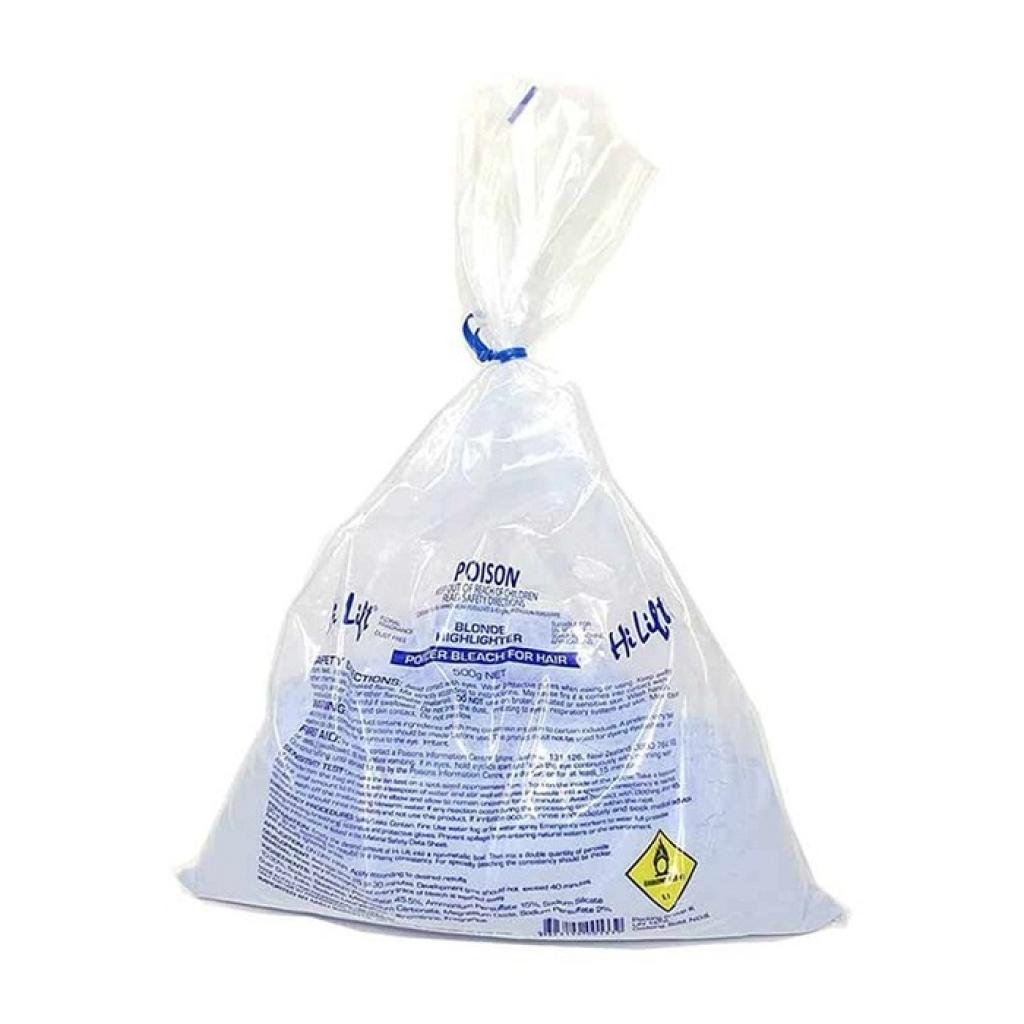 500gm Hi-Lift Blonde Highlighter Powder Bleach Blue 