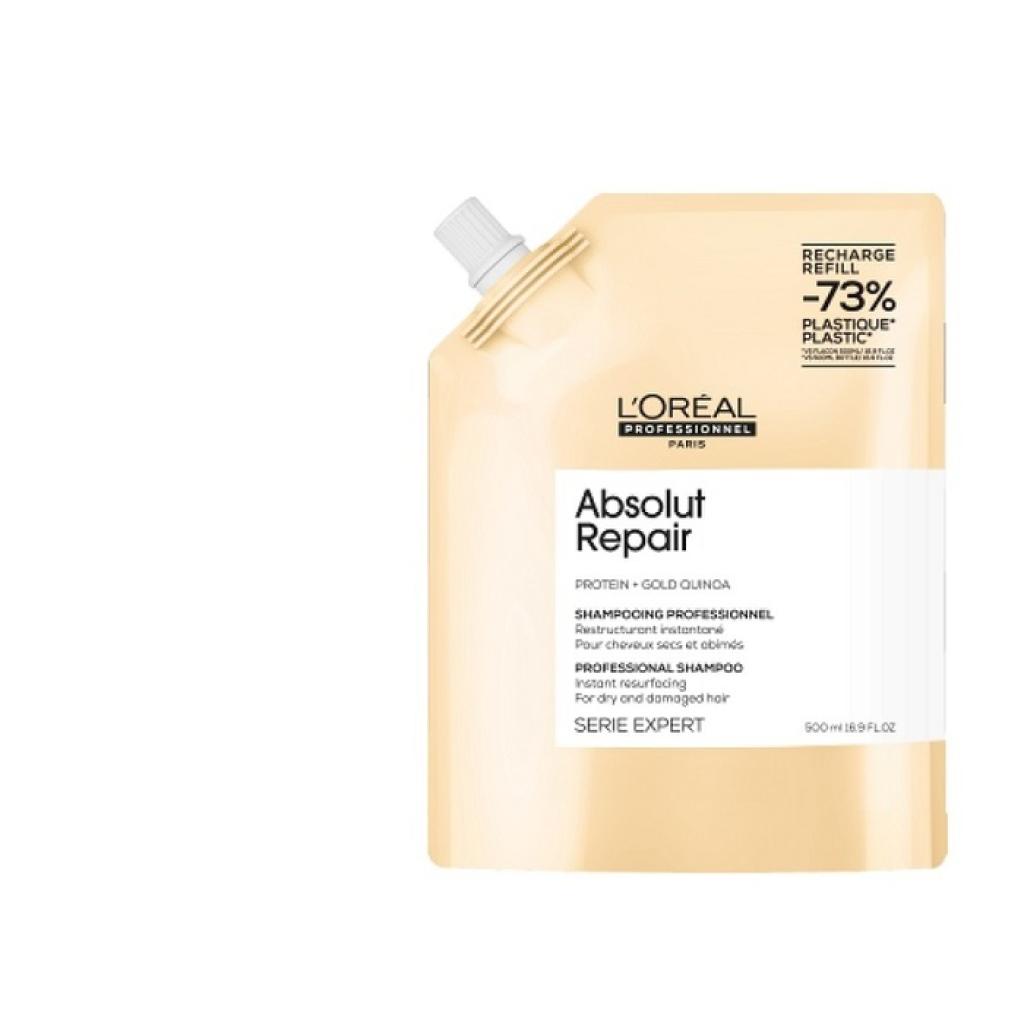 500ml Serie Expert Refill Pouch- Absolut Repair Shampoo