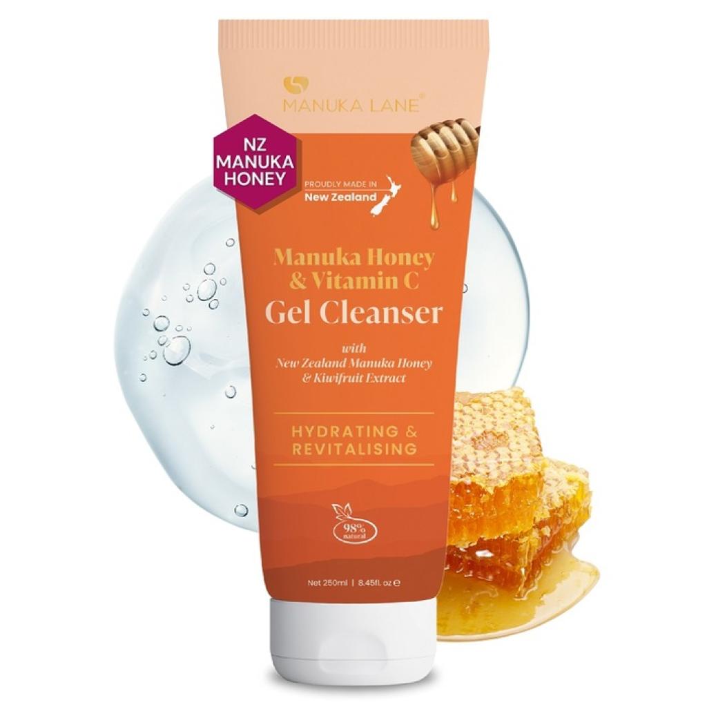250ml Manuka Lane Manuka Honey Vitamin C Gel Cleanser