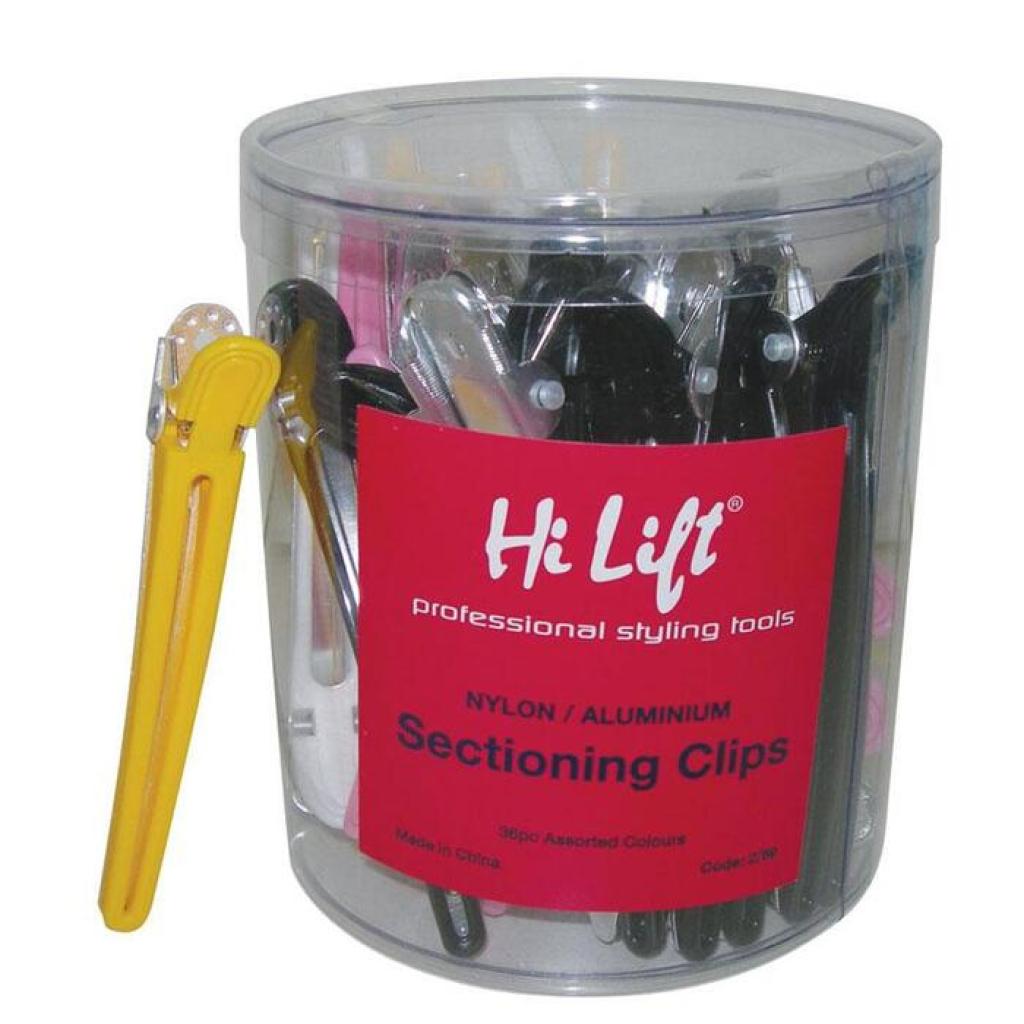Nylon/Aluminium Section Clips Assorted 36 Pcs Tub