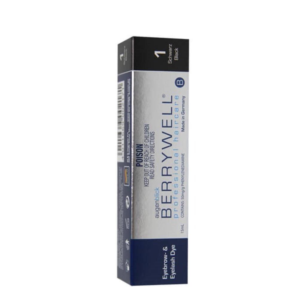 15ml Berrywell Eyebrow & Lash Dye Black No.1