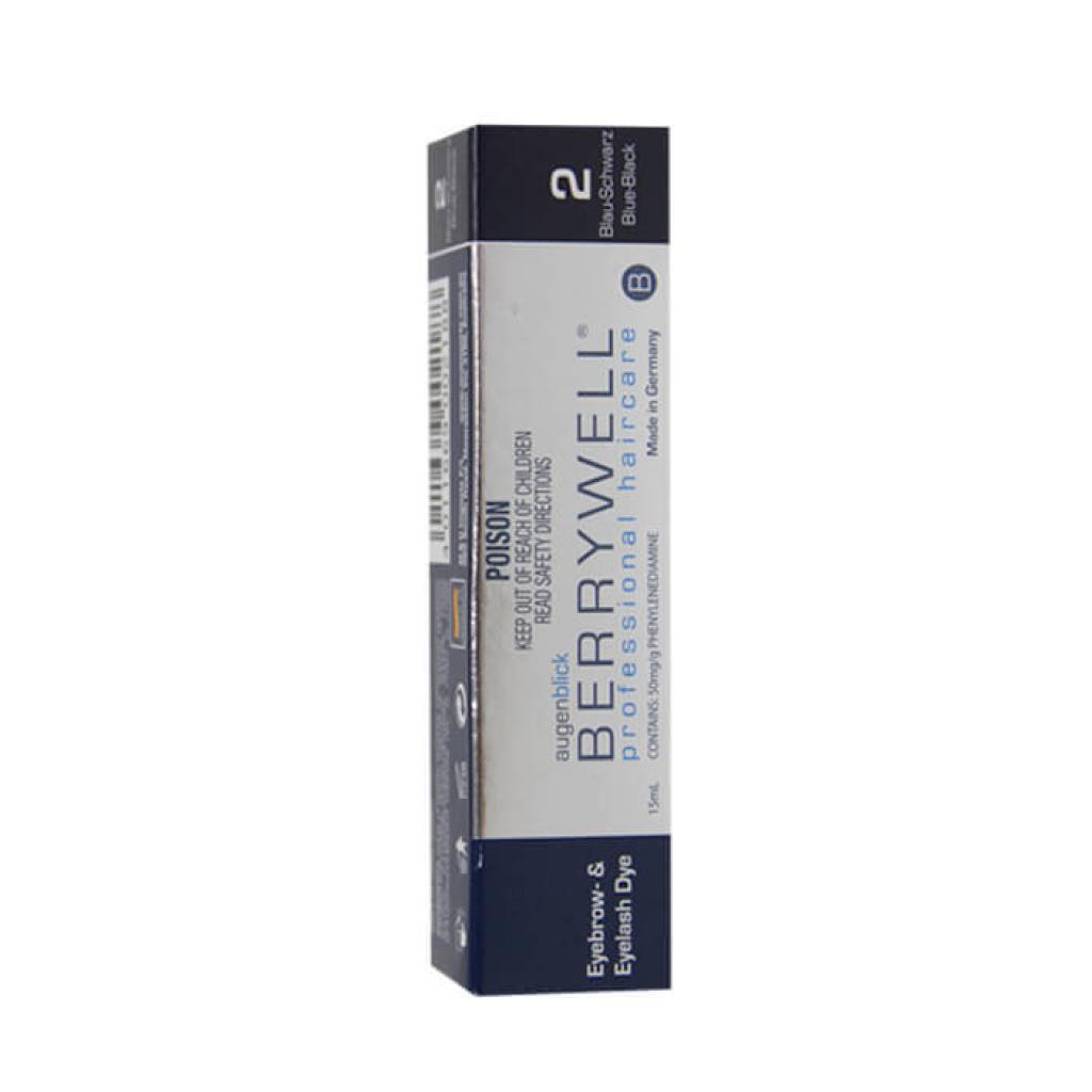 15ml Berrywell Eyebrow & Lash Dye Blue Black No.2