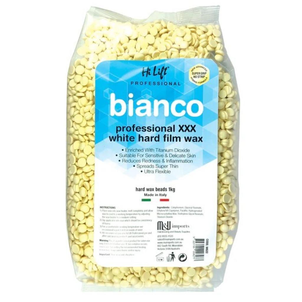 1kg Hi-Lift Bianco White Hard Film Wax Beads