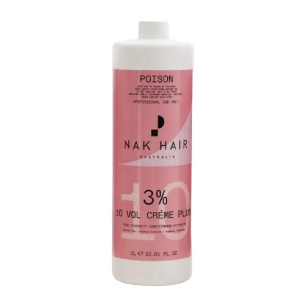1Ltr NAK Creme Activator 10 Volume 3%