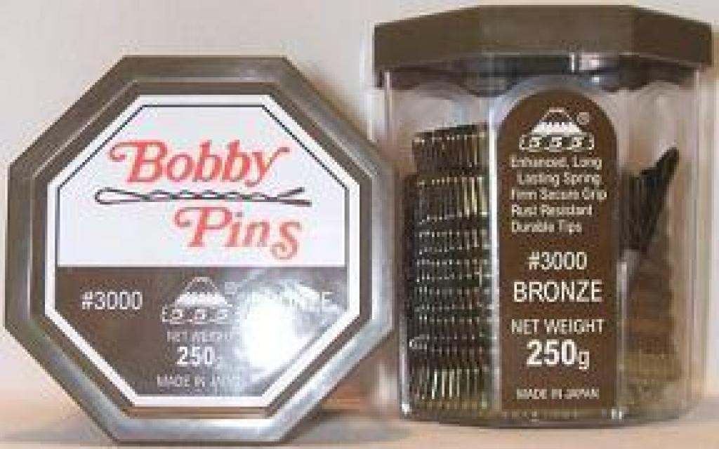 555 Bobby Pins 2in #3000 Bronze 200gm