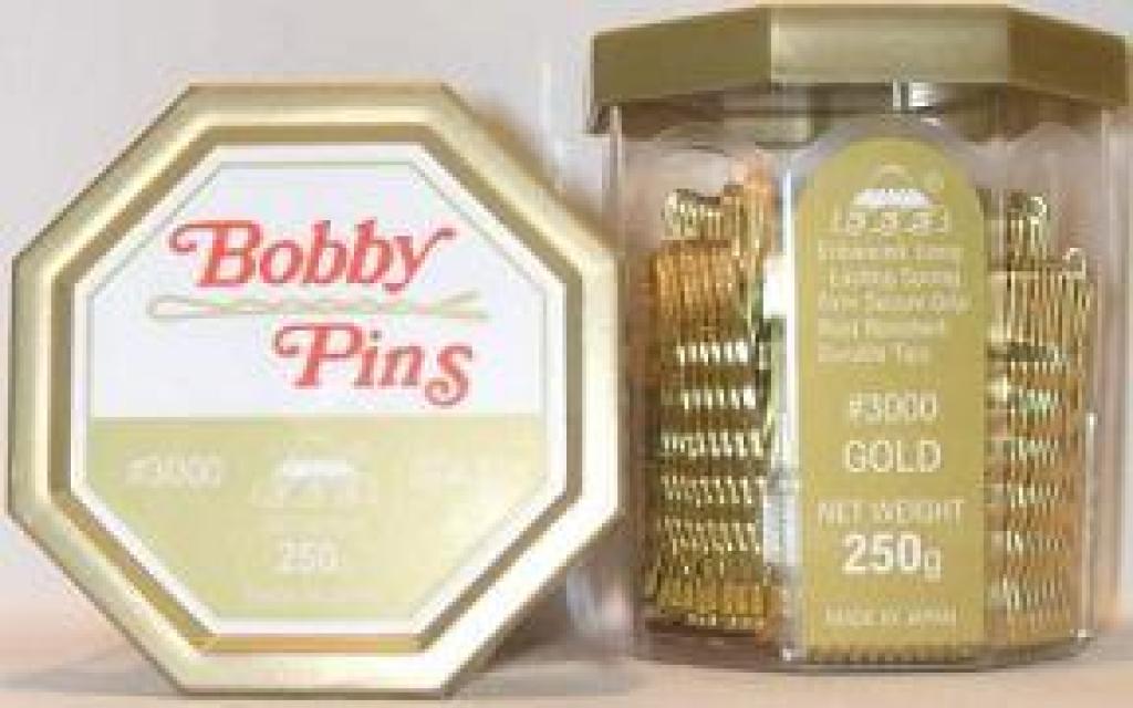 555 Bobby Pins 2in #3000 Gold 200gm
