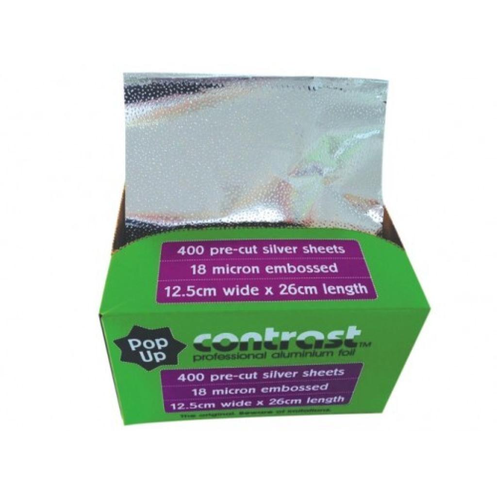 Contrast Pop-Up Foil Silver 400 Pcs