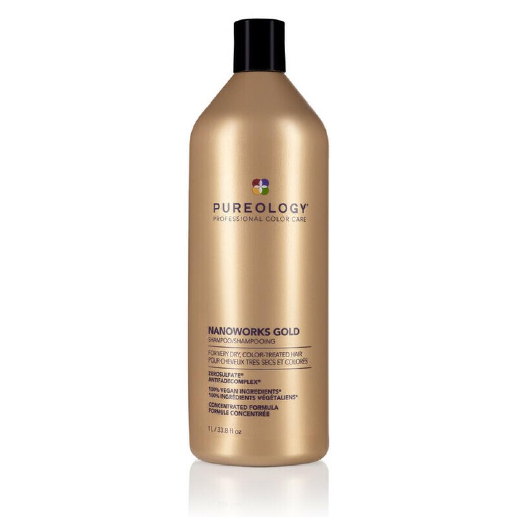 1Ltr Pureology Nanoworks Gold Shampoo