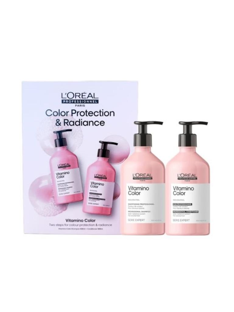 LOreal Vitamino Shampoo & Conditioner Xmas26 500ml Duo