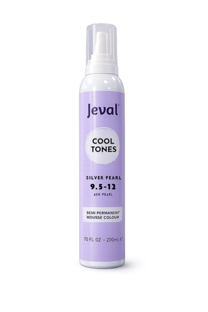 200ml Jeval Cool Tones 9.5-12 Silver Pearl Mousse 