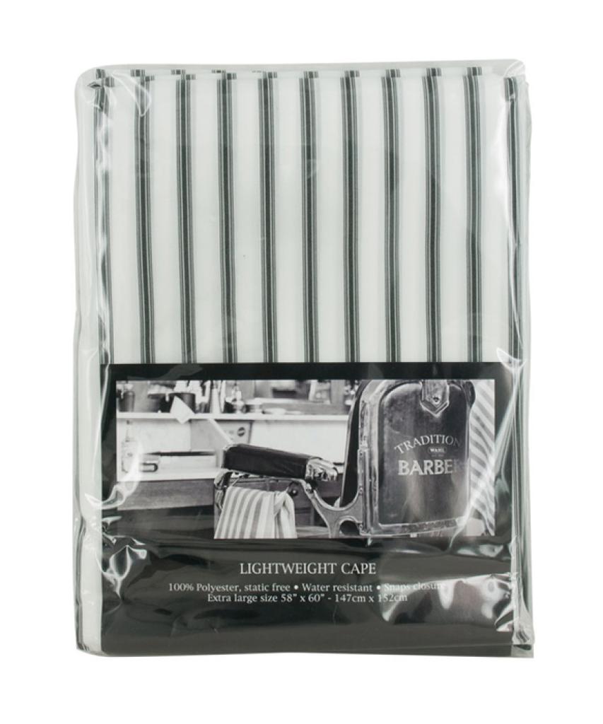 Wahl Cape Traditional Barber Lightweight - White/Charcoal