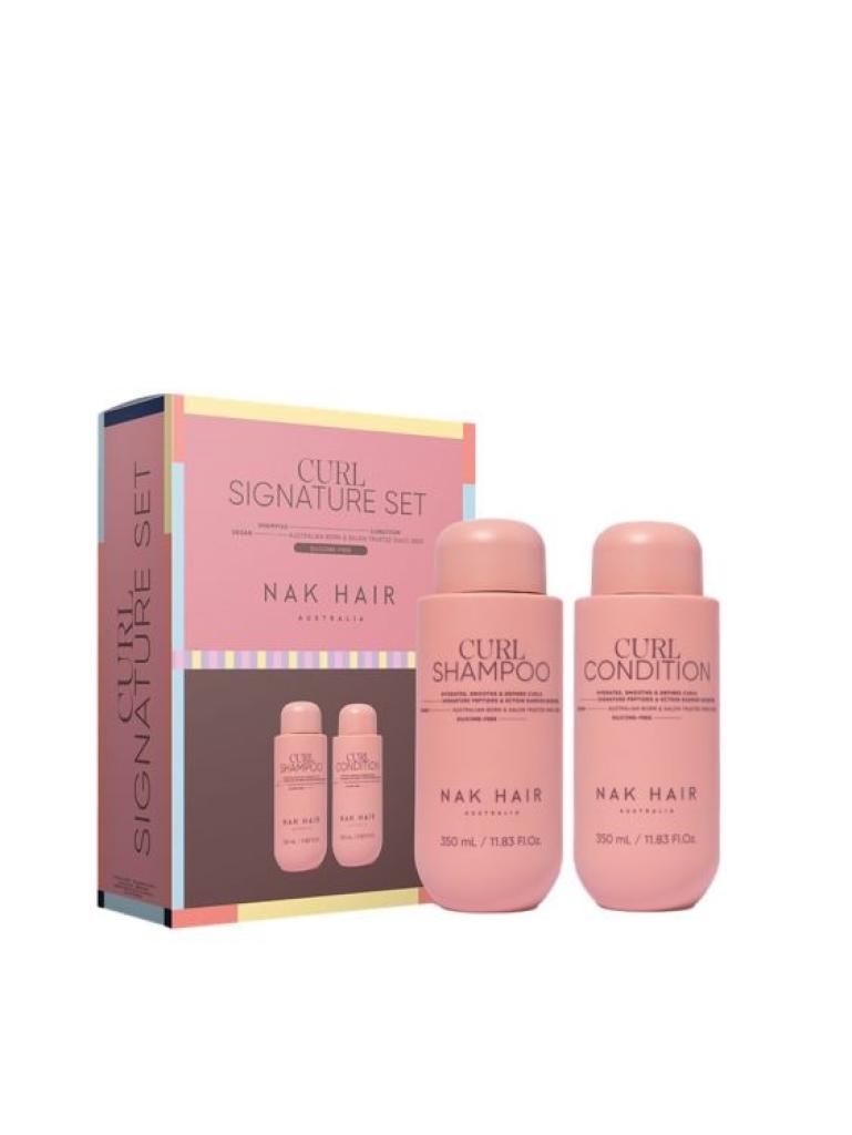 NAK Curl Xmas26 Shampoo & Conditioner 350ml Duo 